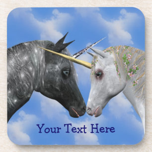 Kisser Unicorns Imaginaire Horse Dessous de verre 