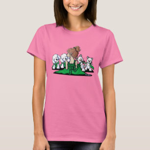 Kisses & Giggles Maltese und Katzen T-Shirt