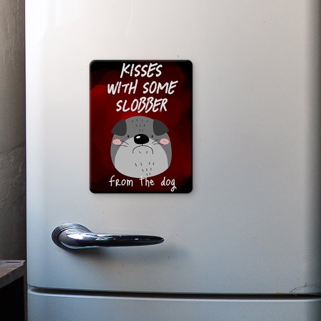 Kisses...mit etwas Hummer... Valentinisches Kühlsc Magnet (Von Creator hochgeladen)