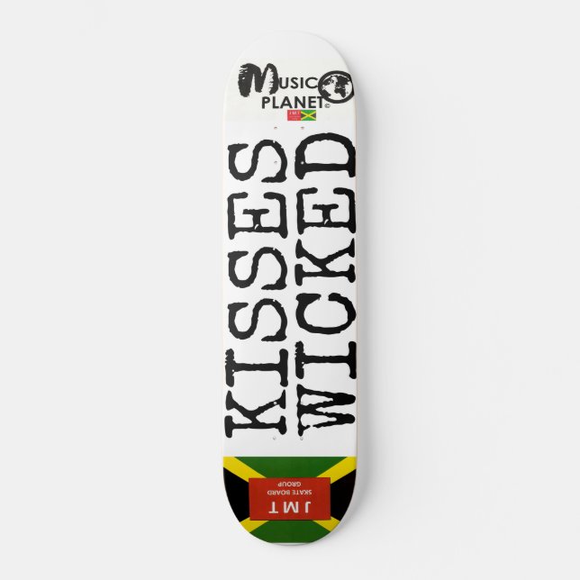 KISSES WICKED Skateboard (Vorderseite)