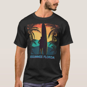 Kissimmee Florida Palm Tree Surfbrett Surfbrett Su T-Shirt