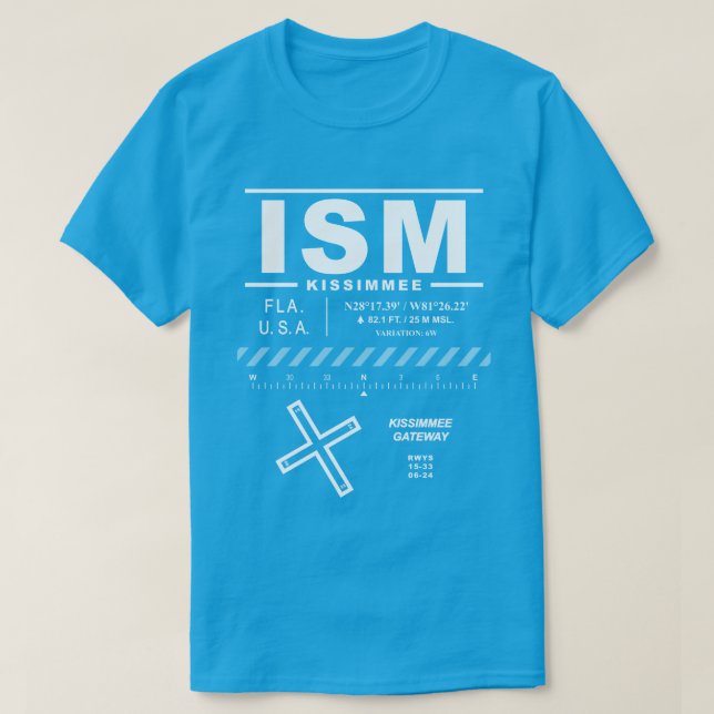 Kissimmee Gateway Airport ISM T - Shirt (Design vorne)