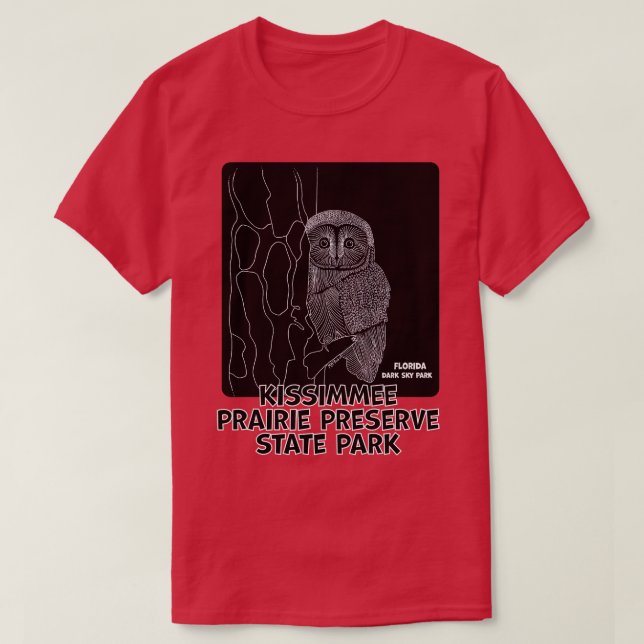Kissimmee Prairie Preserve Staat Park Florida Dark T-Shirt (Design vorne)
