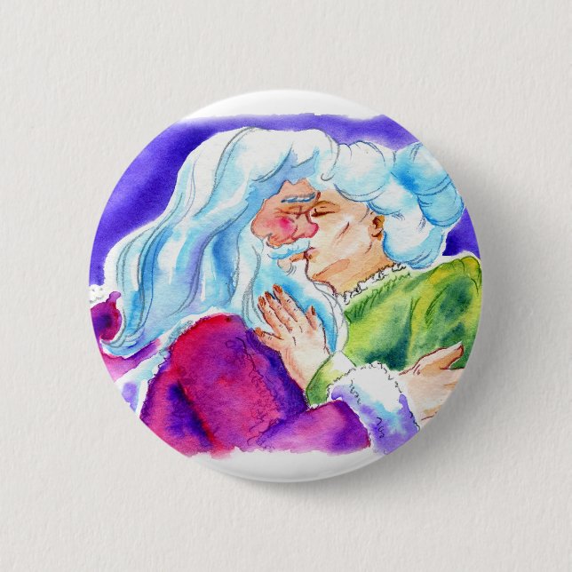Kissin' Clauses Button (Vorderseite)