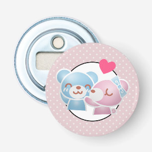 Kissing Bears Niedlich und Kawaii Flaschenöffner
