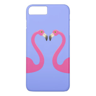 Kissing Flamingos iPhone 7 Plus Case lilac