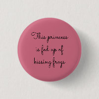 Kissing Frogs Fairy Tale Typografie Black and Pink