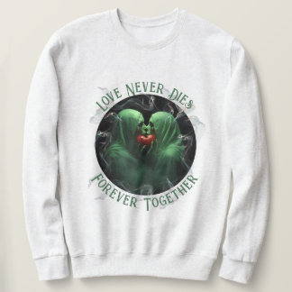 Kissing Ghosts Halloween-Shirt Sweatshirt