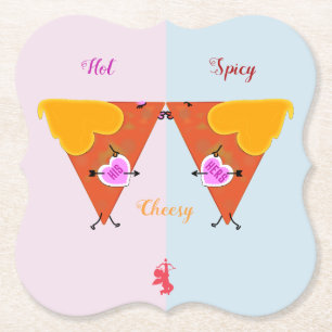 Kissing Nacho Valentines Untersetzer