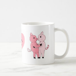 Kissing Piggys Kaffeetasse