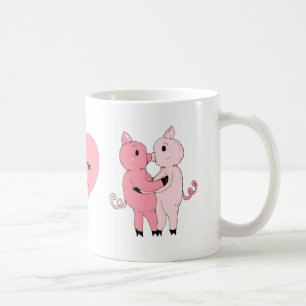 Kissing Piggys Kaffeetasse