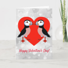 Kissin'Puffins Card Feiertagskarte