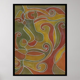 Kissy Face Art Print Poster