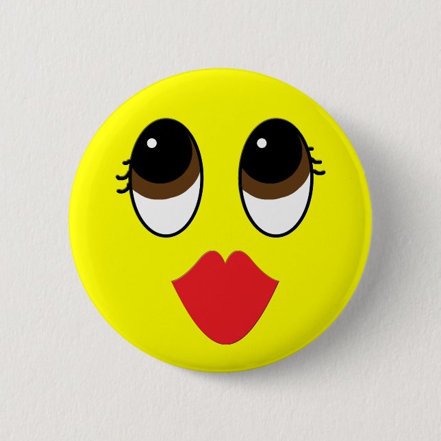 Kissy stellen gegenüber button (Vorderseite)
