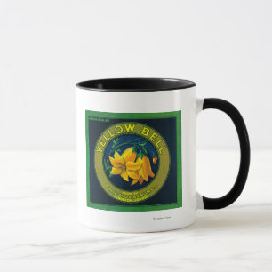 Kiste LabelLewiston, Identifikation gelber Bell Tasse