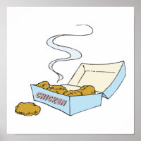 Kiste mit Hühnernuggets