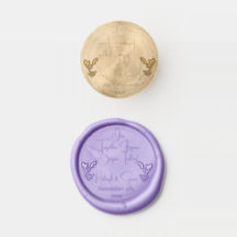 Bride Florale & Groom en laiton massif Stamper