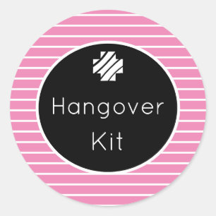 Kit de basculement Stickers à rayures noir et rose