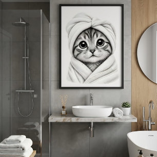 Kit de décoration murale pour salle de bain avec c