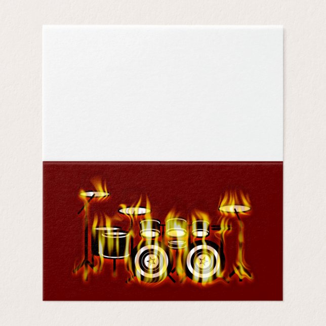 Kit de tambour en feu - ensemble de tambour flambo (Outside Unfolded)