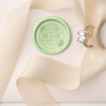 Nuances de Mariage de l'âge Monogramme
