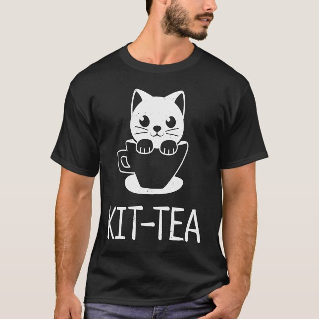 Kit Tee Niedlich Kitten und Katze (Vorderseite)