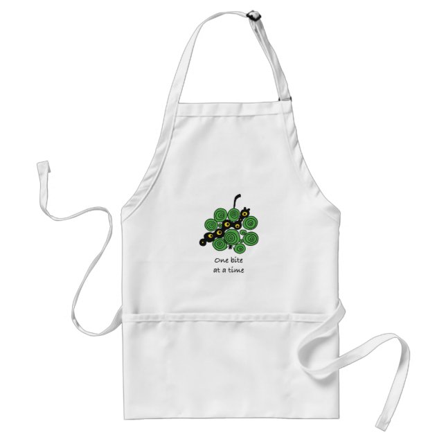 Kitchen apron "One bite at a time" Schürze (Vorne)