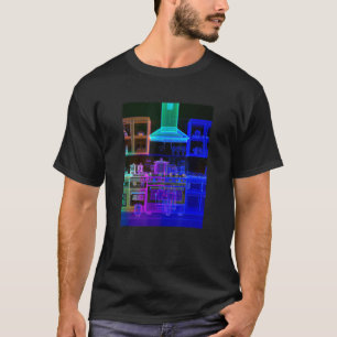Kitchen Blueprint Koch Koch Kochen Kochen Kochen K T-Shirt