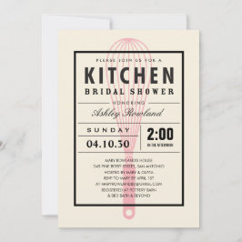 Kitchen Bridal Dusche Einladungen