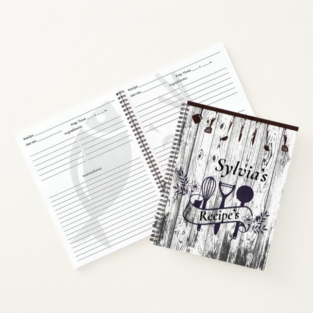 Kitchen Chronicles: Ein rustikales Rezept Notizbuch (Innenseite)