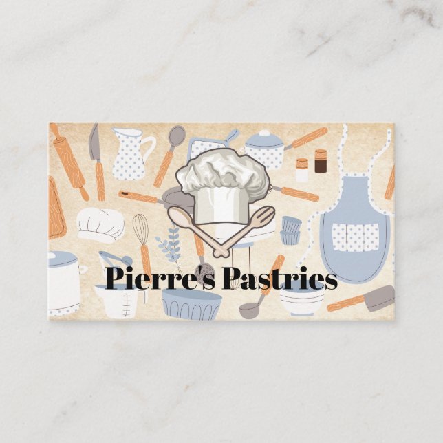 Kitchen Cooking Tools | Baker Treuekarte (Vorderseite)