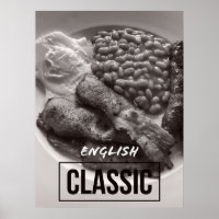 Kitchen Decor - Classic English Breakfast Poster