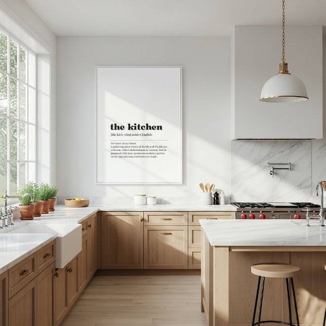 Kitchen Definition Poster | Dictionary Style (Créateur téléchargé)