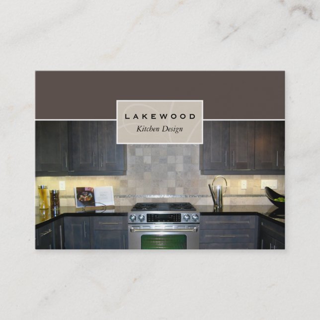Kitchen Foto Business Card Tauchen Visitenkarte (Vorderseite)