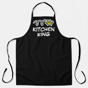 Kitchen King drôle grand tablier noir barbecue po