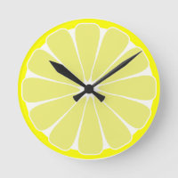 Kitchen Lemon Fruchtwand Uhrengeschenk