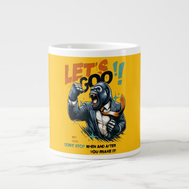 KITCHEN LET'S GOO LESSONS LEARN SPECIALTY MUG Jumbo-Tasse (Vorderseite)