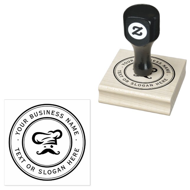 KITCHEN-Logo für benutzerdefinierte Unternehmen Gr Gummistempel (Stempel)