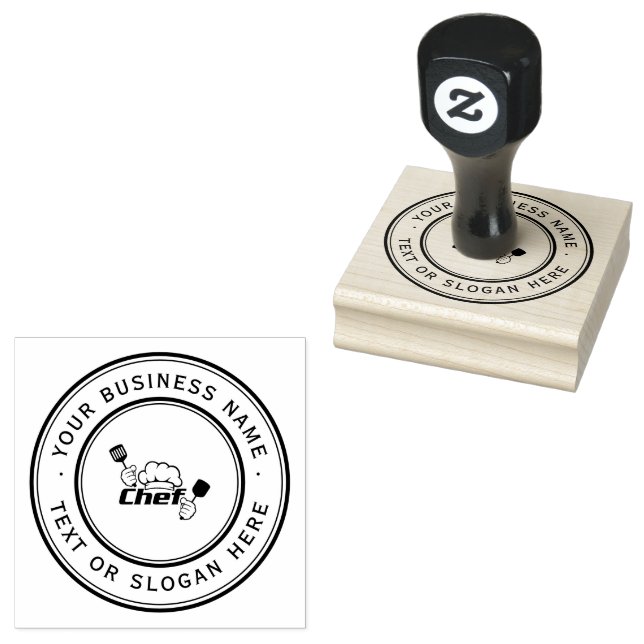 KITCHEN-Logo für benutzerdefinierte Unternehmen Gr Gummistempel (Stempel)
