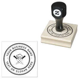KITCHEN-Logo für benutzerdefinierte Unternehmen Gr Gummistempel