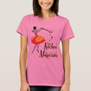 Kitchen Magician Retro Kochkunst T - Shirt