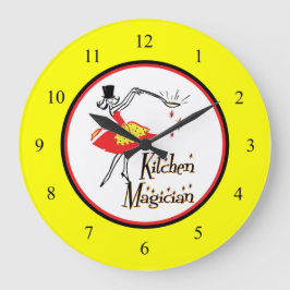 Kitchen Magician Retro Wall Uhr