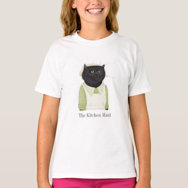 KITCHEN MAID CAT Girls' Basic T - Shirt (Vorderseite)