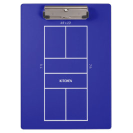Kitchen Pickleball Court Diagram Klemmbrett