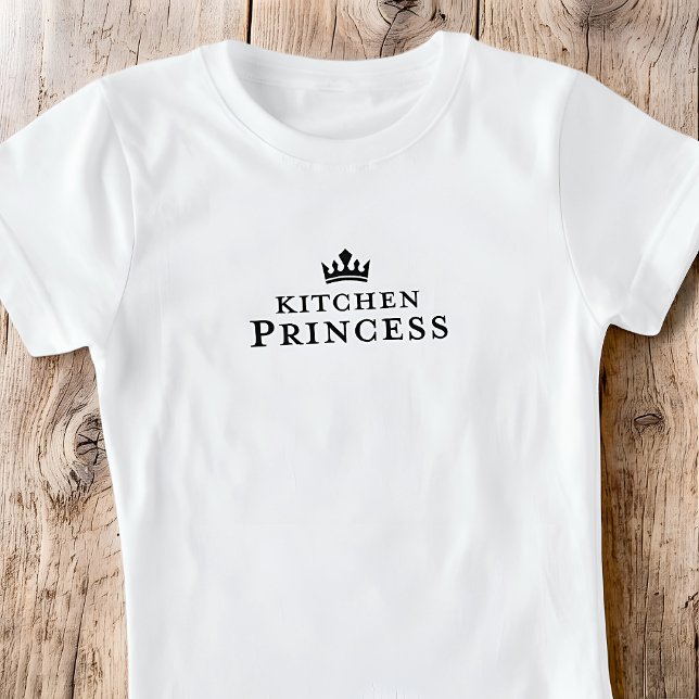 Kitchen Princess Pickleball Cute Crown Gift T-Shirt (Von Creator hochgeladen)