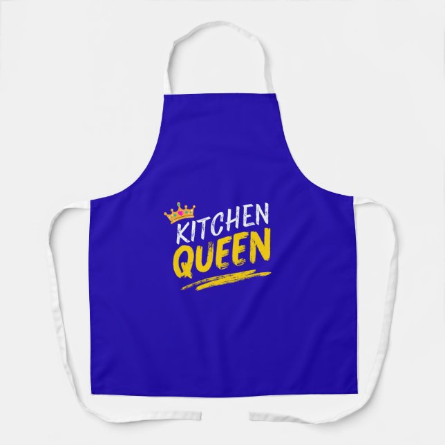 Kitchen Queen Apron All-Over Print Apron Schürze (Vorderseite)
