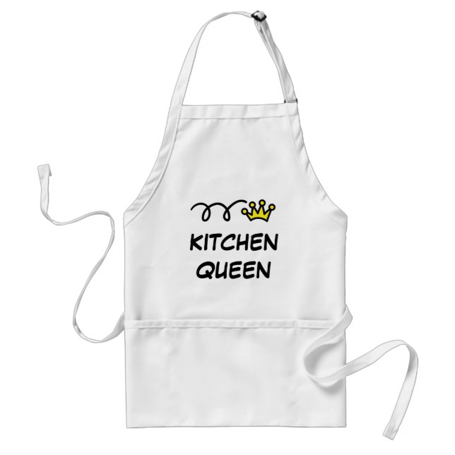 Kitchen Queen Schürze | Spaß zum Kochen und Backen (Vorne)