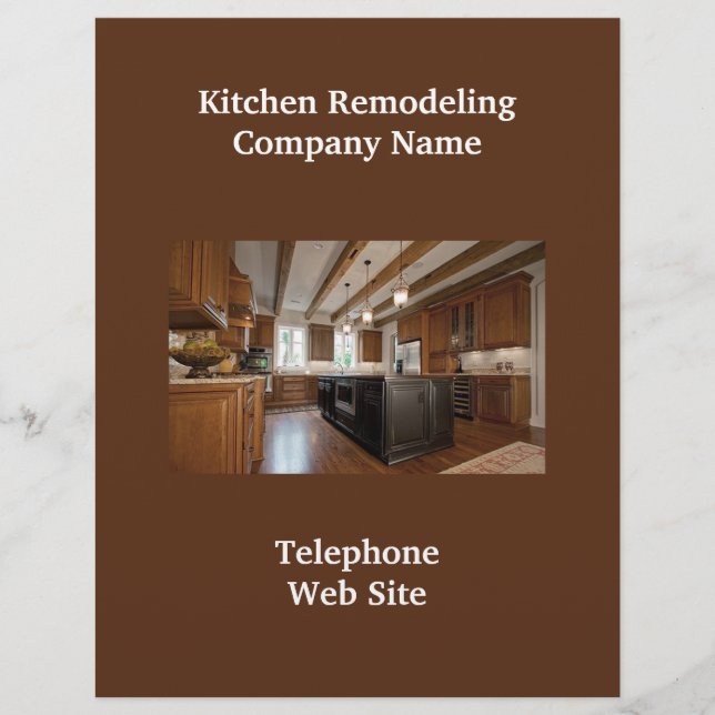 Kitchen Remodeler1 Business Flyer (Vorne)
