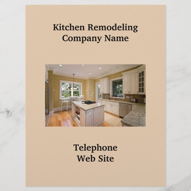 Kitchen Remodeler2 Business Flyer (Vorne)