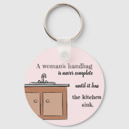 Kitchen Sink Keyring Schlüsselanhänger
